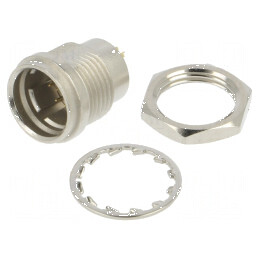 Conector circular HR25 8 PIN soclu tată drept | Electronic-mag.ro | Componente Electronice