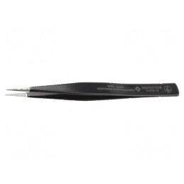 Pensetă ESD cu vârf ascuțit 130mm | Electronic-mag.ro | Componente Electronice
