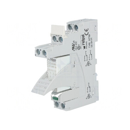 Releu cu dublă trecere de tip DPDT - 230VAC 8A | Electronic-mag.ro | Componente Electronice