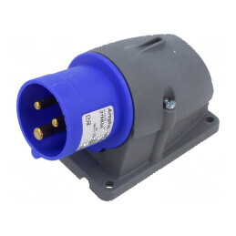 Conector AC trifazat 16A 250VAC IP44 | Electronic-mag.ro | Componente Electronice