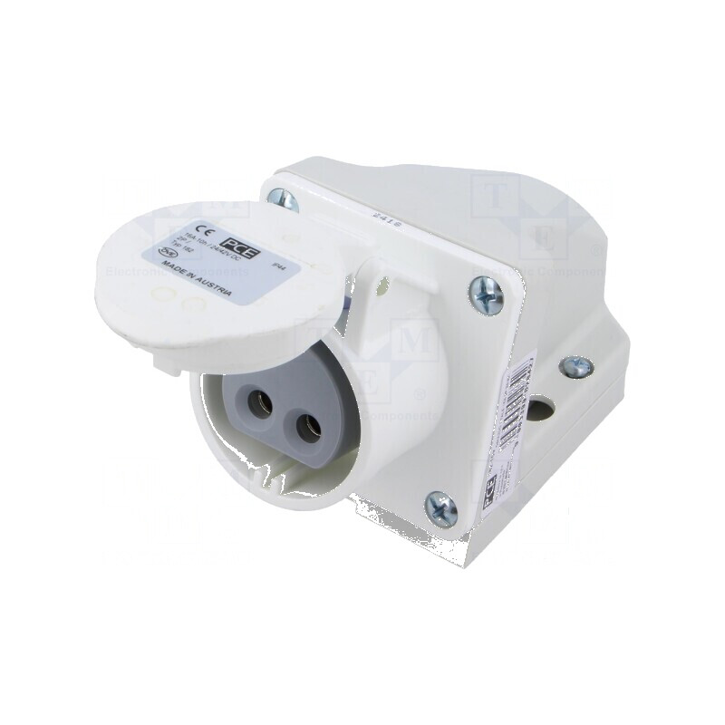 Conector alimentare AC 16A IP44 PIN 2 | Electronic-mag.ro | Componente Electronice