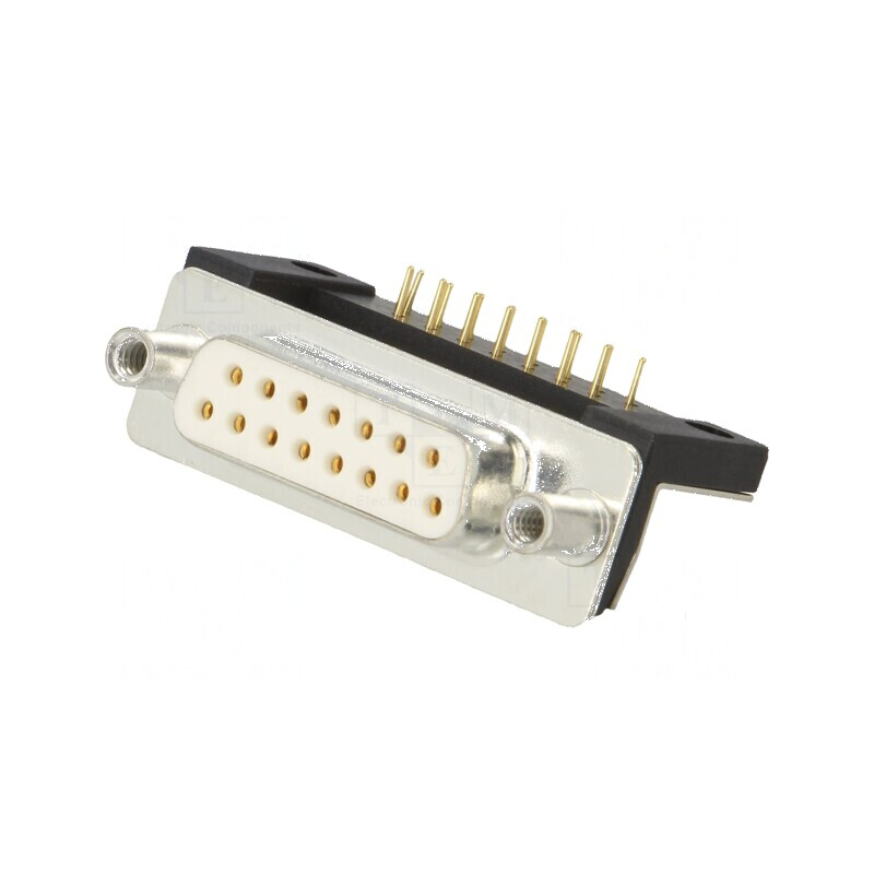 Soclu mamă D-Sub PIN: 15 pt. montare pe panou | Electronic-mag.ro | Componente Electronice