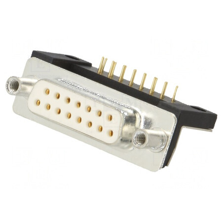 Soclu mamă D-Sub PIN: 15 pt. montare pe panou | Electronic-mag.ro | Componente Electronice