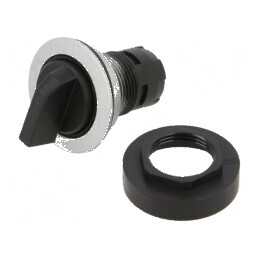 Comutator rotativ 22mm cu 2 poziții - RONTRON-R-JUWEL | Electronic-mag.ro | Componente Electronice