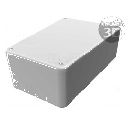 Carcasă universală din aluminiu verde | Electronic-mag.ro | Componente Electronice