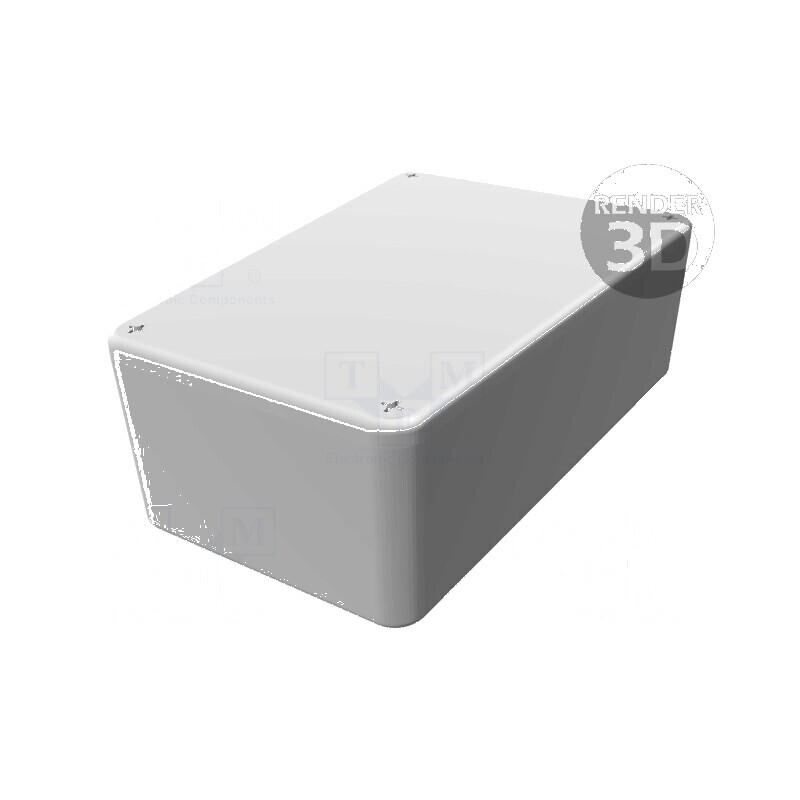 Carcasă universală din aluminiu verde | Electronic-mag.ro | Componente Electronice