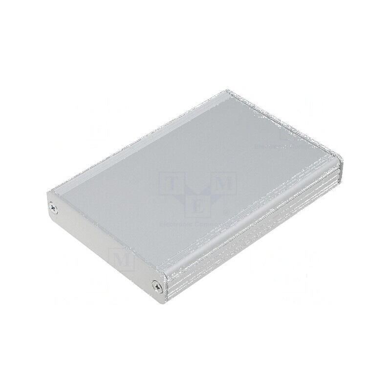 Carcasă aluminiu gri 71x100x16 mm | Electronic-mag.ro | Componente Electronice