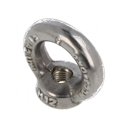 Piuliță cu inel tip ochi M12 oțel inoxidabil A2 DIN 582 30mm - Piuliță cu inel tip ochi M12 DIN 582 30mm | Electronic-mag.ro | Componente Electronice