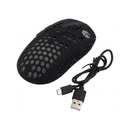 Mouse optic neagră USB A fără fir - 6 butoane: Mouse optic neagră fără fir | Electronic-mag.ro | Componente Electronice