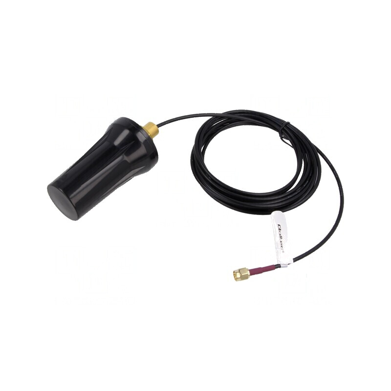 Antenă neagră SMA 50W 600÷2700MHz 50Ω 3m 7dBi | Electronic-mag.ro | Componente Electronice