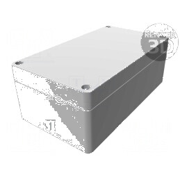 Carcasă universală gri ABS, dimensiuni 90mm x 160mm x 60mm | Electronic-mag.ro | Componente Electronice