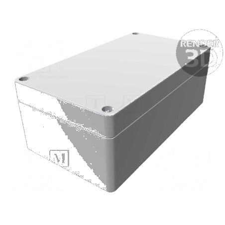 Carcasă universală gri ABS, dimensiuni 90mm x 160mm x 60mm | Electronic-mag.ro | Componente Electronice