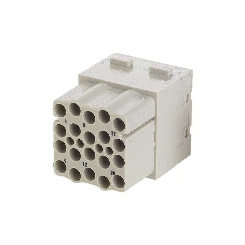 Conector HDC modul mamă Han-Modular PIN 20 fără contacte | Electronic-mag.ro | Componente Electronice Conector HDC modul mamă Han-Modular PIN 20 fără contacte | Electronic-mag.ro | Componente Electronice