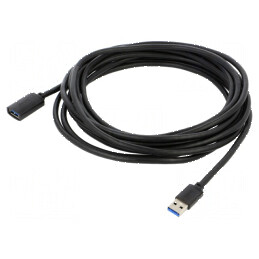 Cablu USB 3.0 5m negru | Electronic-mag.ro | Componente Electronice