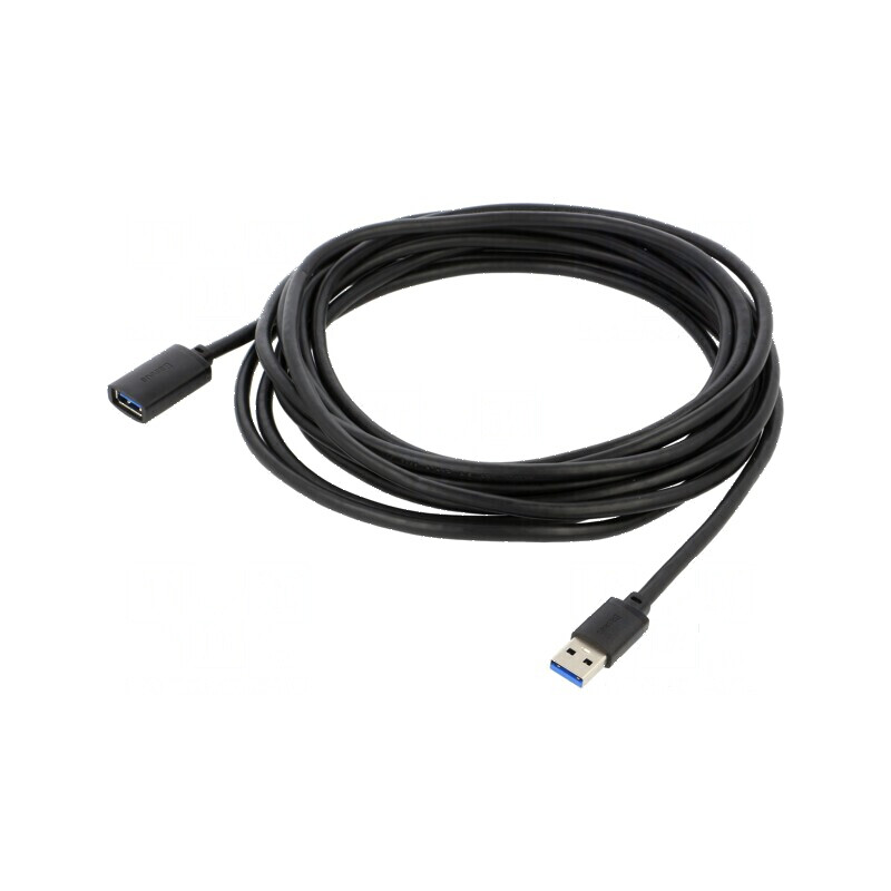 Cablu USB 3.0 5m negru | Electronic-mag.ro | Componente Electronice