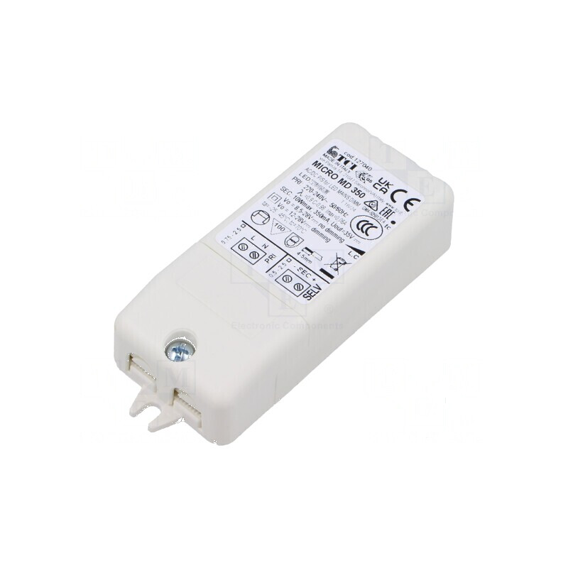 Alimentator LED pulsatoriu 8,5-28VDC 350mA 220-240VAC IP20 | Electronic-mag.ro | Componente Electronice