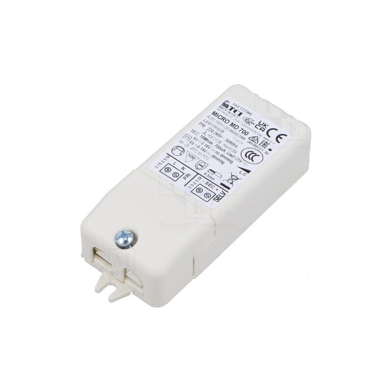 Alimentator LED 3÷14VDC 700mA 220÷240VAC IP20 | Electronic-mag.ro | Componente Electronice