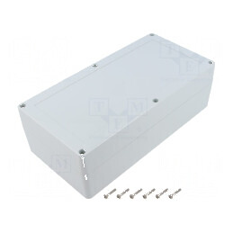 Carcasă universală cu bucşă din alamă de dimensiuni 120x240x75mm | Electronic-mag.ro | Componente Electronice