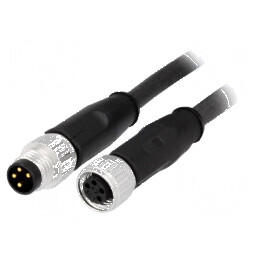 Cablu pentru senzori M8-M8 4 pini | Electronic-mag.ro | Componente Electronice