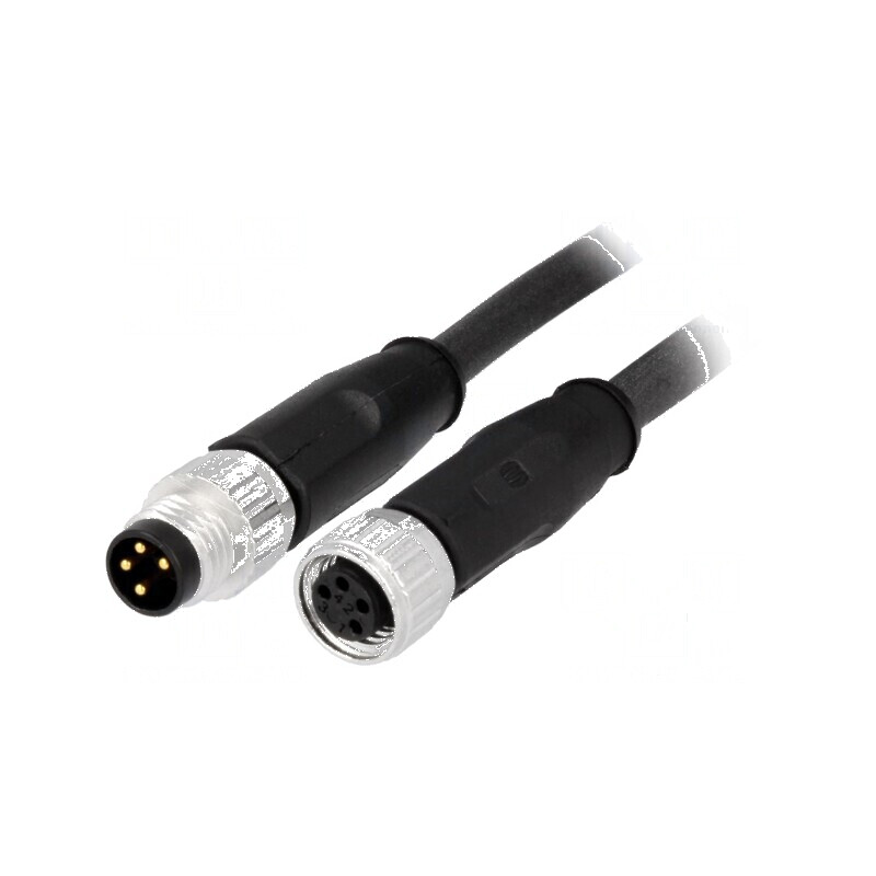 Cablu pentru senzori M8-M8 4 pini | Electronic-mag.ro | Componente Electronice