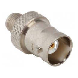Adaptor BNC mamă, SMA mamă 50Ω alamă 4GHz | Electronic-mag.ro | Componente Electronice