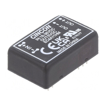 Sursa de alimentare DC/DC 5/6W - Convertor de tensiune 18-36V la 5V 1A | Electronic-mag.ro | Componente Electronice
