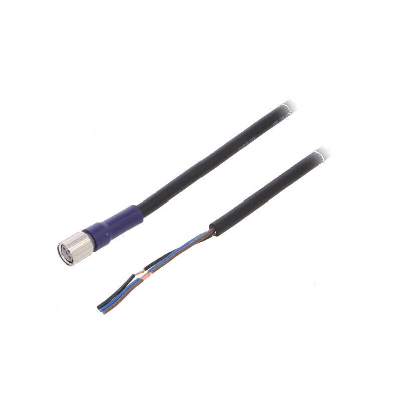Cablu de conectare PIN M8 drept 5m | Electronic-mag.ro | Componente Electronice
