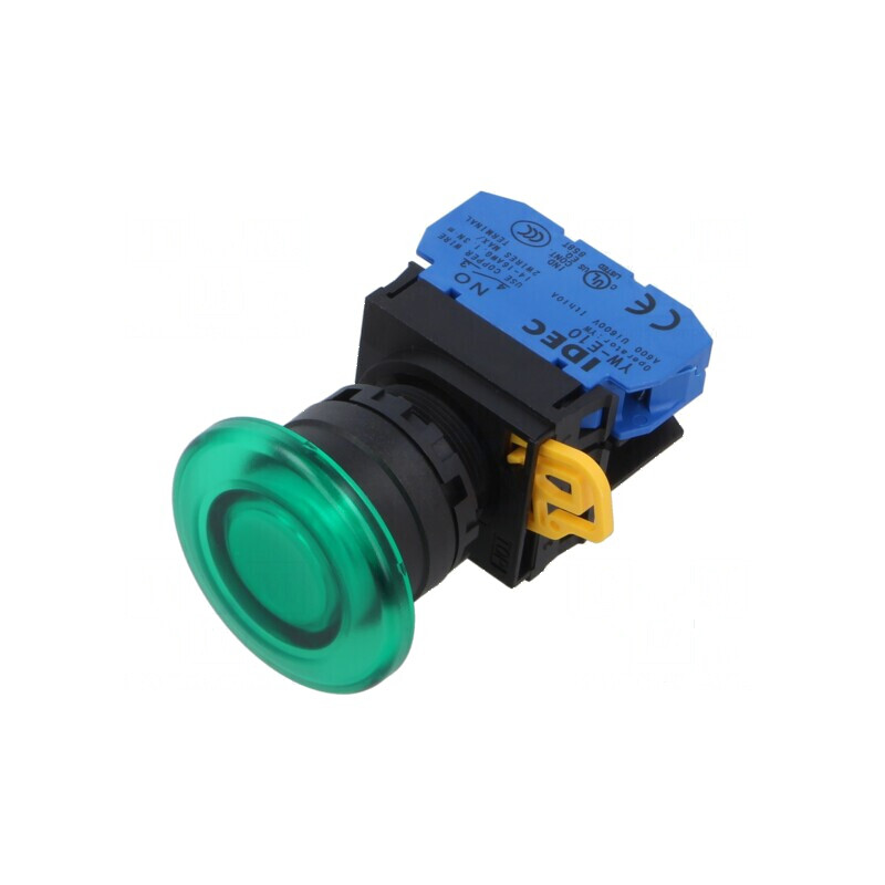Comutator acţionat prin apăsare verde | Electronic-mag.ro | Componente Electronice
