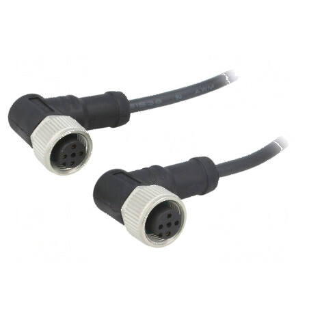 Cablu de conectare M12-M12 - 1m | Electronic-mag.ro | Componente Electronice
