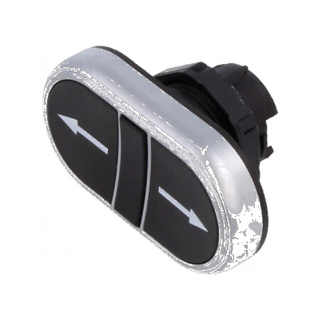 Comutator dublu negru plat | Electronic-mag.ro | Componente Electronice