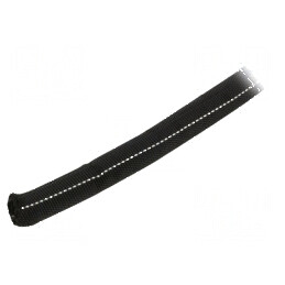 Trese din poliester negru Ø16-19mm | Electronic-mag.ro | Componente Electronice
