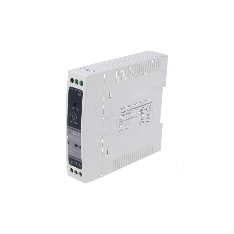 Alimentator pulsatoriu pentru şină DIN 24VDC 670mA | Electronic-mag.ro | Componente Electronice