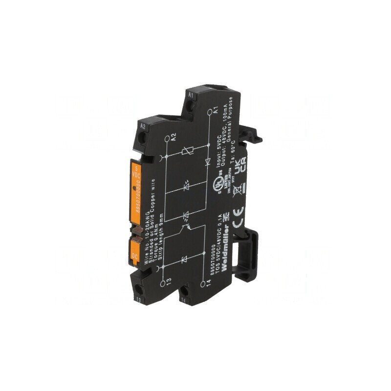 Releu de interfață Ucom 5VDC 0,1A | Electronic-mag.ro | Componente Electronice