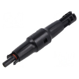Conector solar tată drept 4-6mm2 crimpat mufă pe cablu 1kV | Electronic-mag.ro | Componente Electronice