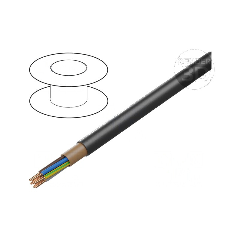 Cablu electric negru 1,5mm2 600V,1kV | Electronic-mag.ro | Componente Electronice