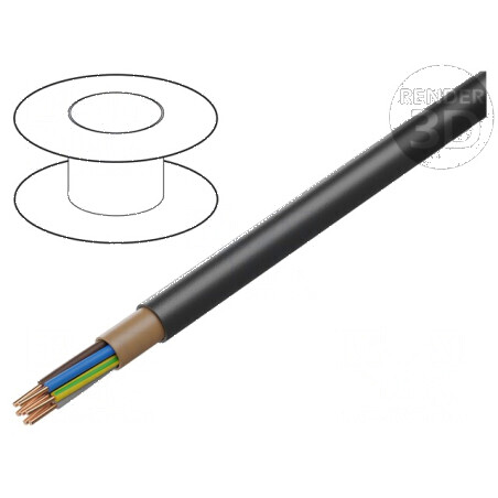 Cablu electric negru 1,5mm2 600V,1kV | Electronic-mag.ro | Componente Electronice