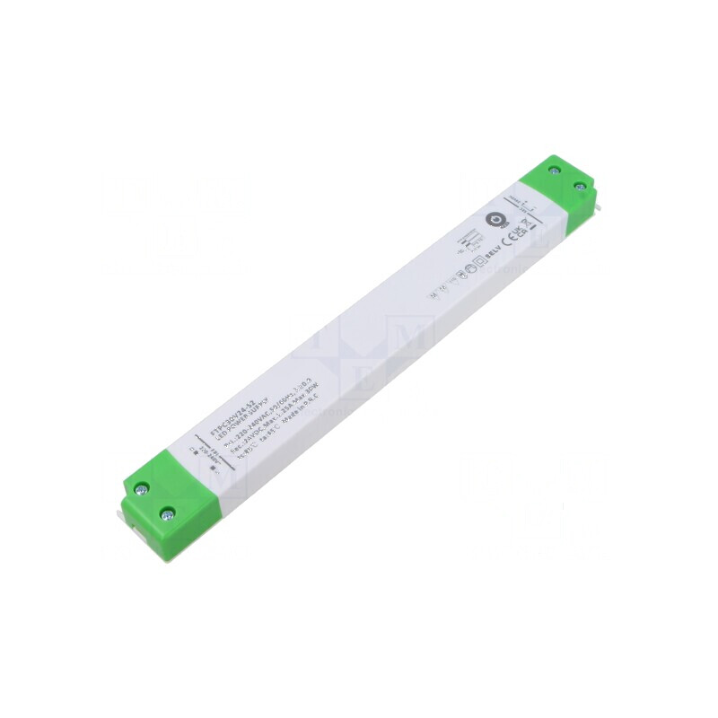 Alimentator LED 30W 24VDC 1,25A 220÷240VAC OUT: 1 | Electronic-mag.ro | Componente Electronice