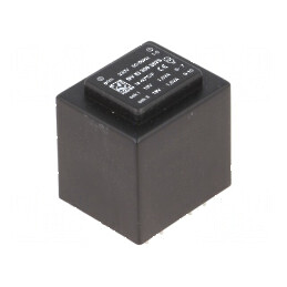 Transformator încapsulat 3,2VA 230VAC 18V 18V 89mA 89mA PCB - Transformator compact 3,2VA 230VAC 18V 18V 89mA 89mA | Electronic-mag.ro | Componente Electronice
