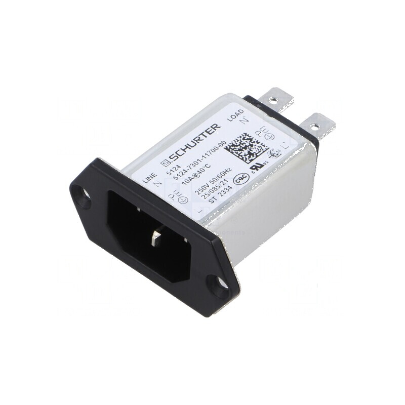 Conector AC IEC 60320 5124 | Electronic-mag.ro | Componente Electronice