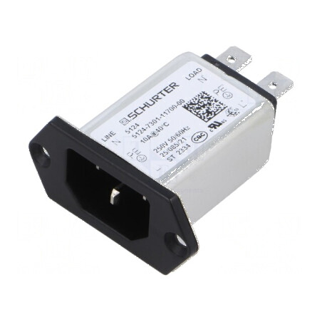 Conector AC IEC 60320 5124 | Electronic-mag.ro | Componente Electronice