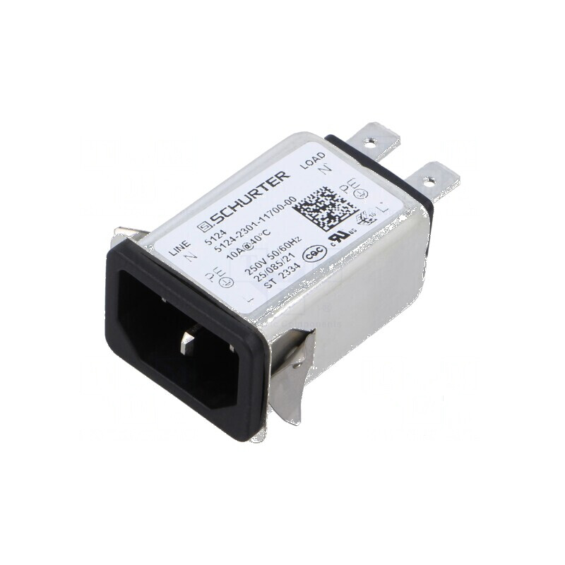 Conector AC IEC 60320 5124 | Electronic-mag.ro | Componente Electronice