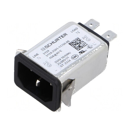 Conector AC IEC 60320 5124 | Electronic-mag.ro | Componente Electronice