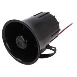 Sirenă dinamică cu traductor de sunet Ø: 100mm | Electronic-mag.ro | Componente Electronice