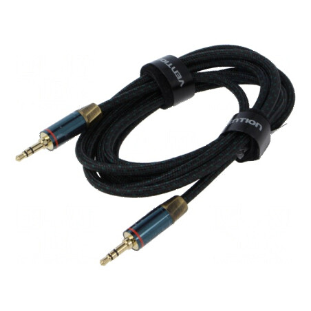 Cablu Jack 3,5mm mufă din ambele părţi 2m aurit | Electronic-mag.ro | Componente Electronice