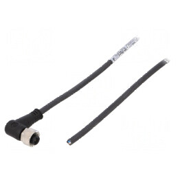 Cablu de conectare M12 PIN: 5 în unghi 3m 125VAC 4A SAI | Electronic-mag.ro | Componente Electronice