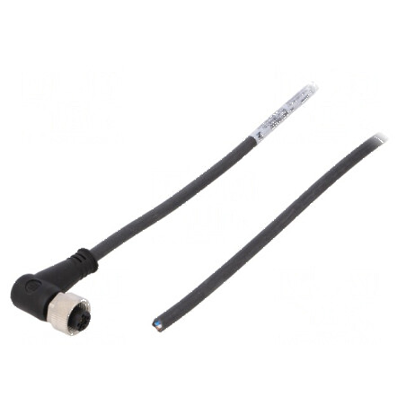 Cablu de conectare M12 PIN: 5 în unghi 3m 125VAC 4A SAI | Electronic-mag.ro | Componente Electronice