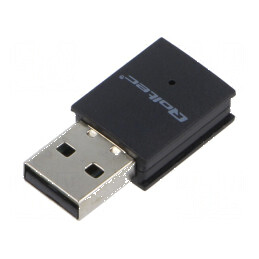Card extensie PC: de reţea WiFi USB A mufă neagră 2,4÷5GHz - Extensie WiFi USB pentru PC | Electronic-mag.ro | Componente Electronice
