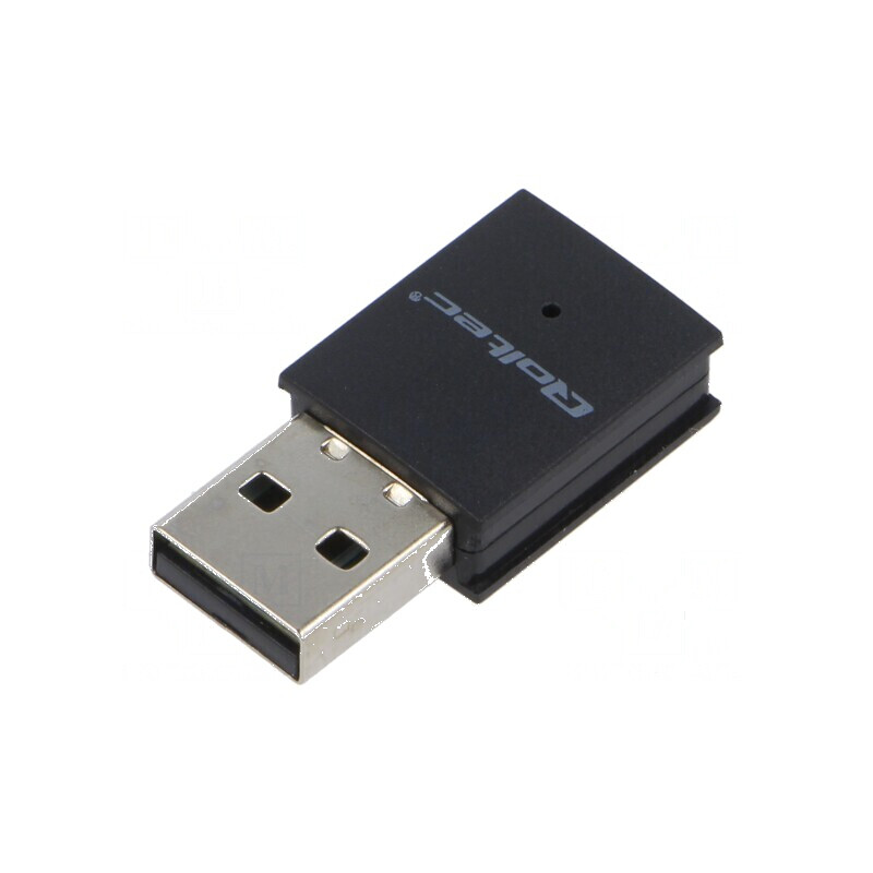 Card extensie PC: de reţea WiFi USB A mufă neagră 2,4÷5GHz - Extensie WiFi USB pentru PC | Electronic-mag.ro | Componente Electronice