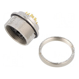 Conector IP67 pentru M16 PIN 12, 60V 3A | Electronic-mag.ro | Componente Electronice