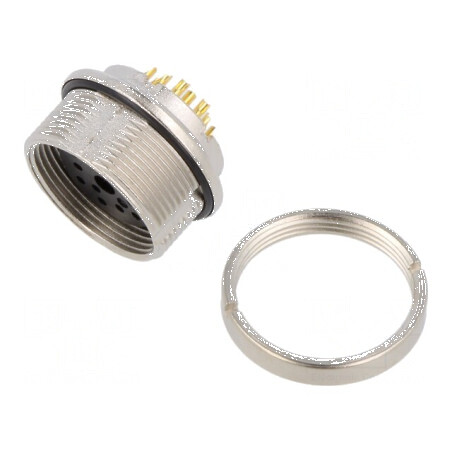 Conector IP67 pentru M16 PIN 12, 60V 3A | Electronic-mag.ro | Componente Electronice
